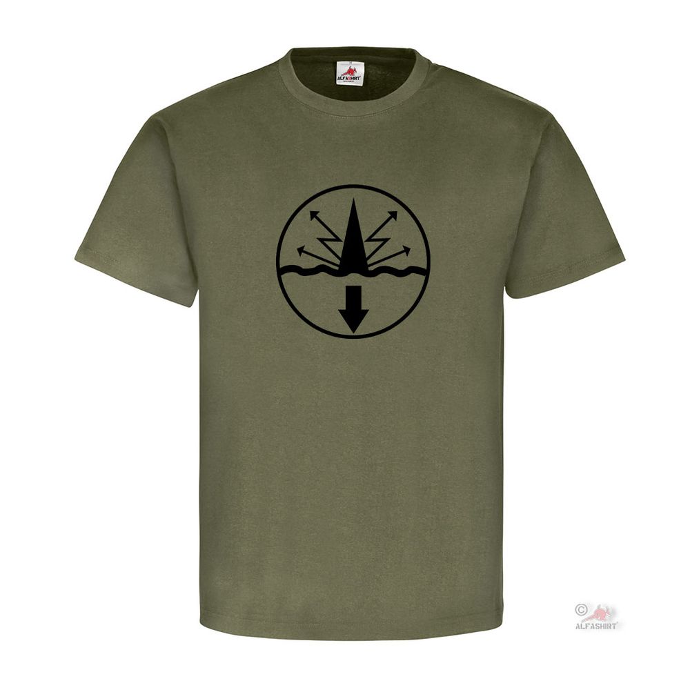 Volksmarine Funkmess NVA Navy Special Education DDR Badge - T Shirt # 18550