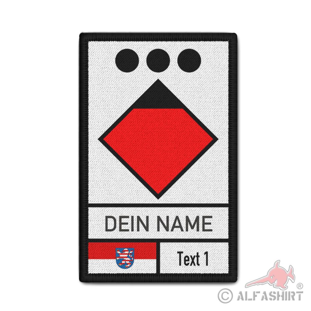 Rank Patch personalisiert Zugführer ZF ZgFhr taktisches Zeichen #43729