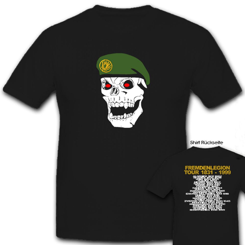 Fremdenlegion légion étrangère Barett Barettabzeichen 1831-1999- T Shirt #6533