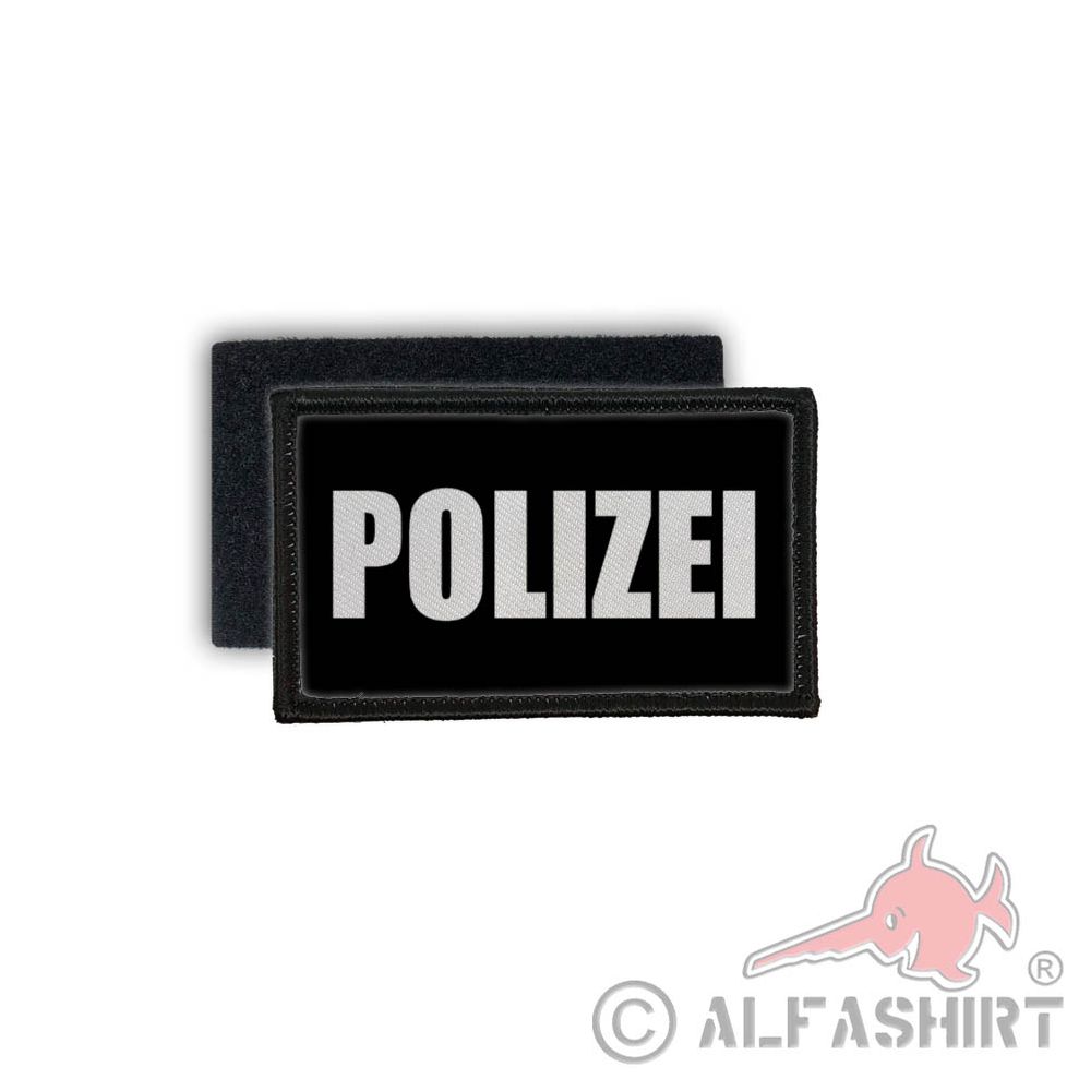 Patch Polizei Mützenabzeichen Dienstbekleidung Police 7,5x4,5cm #30334