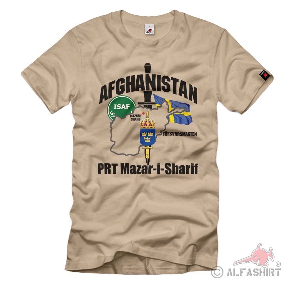 ISAF PRT Försvarsmakten Schweden Provincial Reconstruction - T Shirt #38235