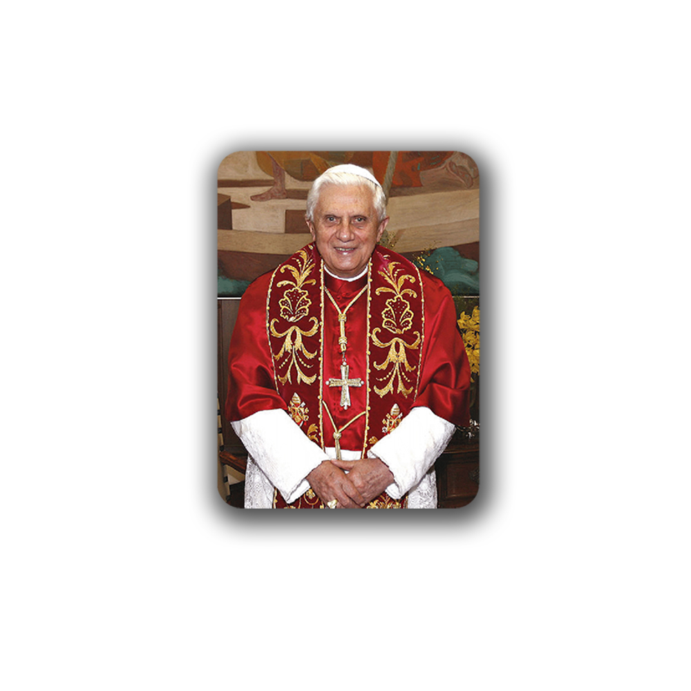 Aufkleber Benedikt XVI. Joseph Alois Ratzinger Papst Oberhaupt 7x5cm  #A6659
