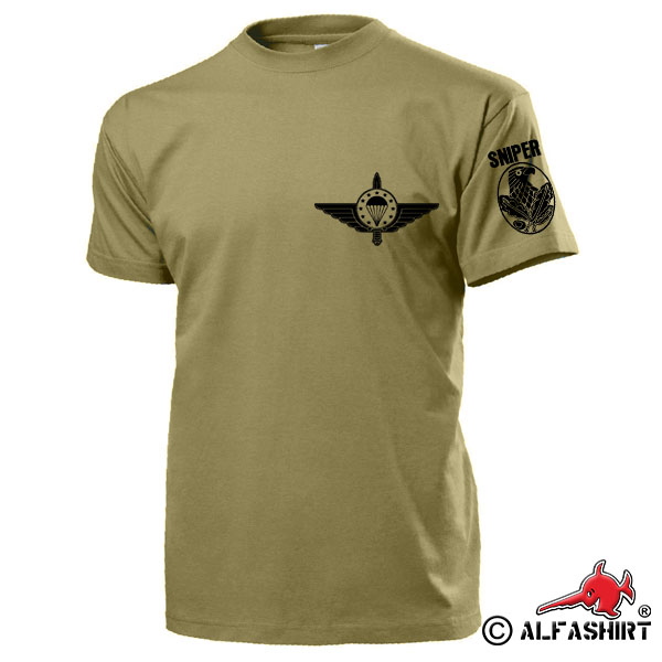 EMFV Sniper Europäischer Militär Fallschirmsprungverband - T Shirt #17446