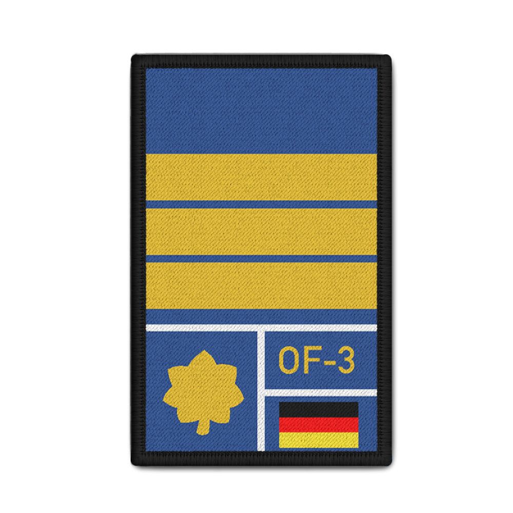 Rank Patch Bundeswehr Heer Luftwaffe Marine Navy Blau #BW-Patch