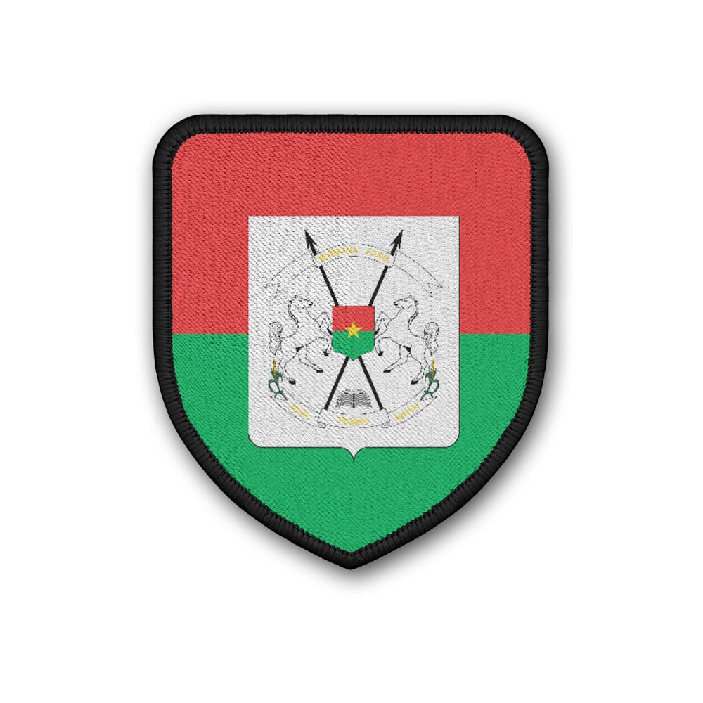 Patch Flagge von Burkina Flagge Wappen Land Nation Staat Landesflagge #21462