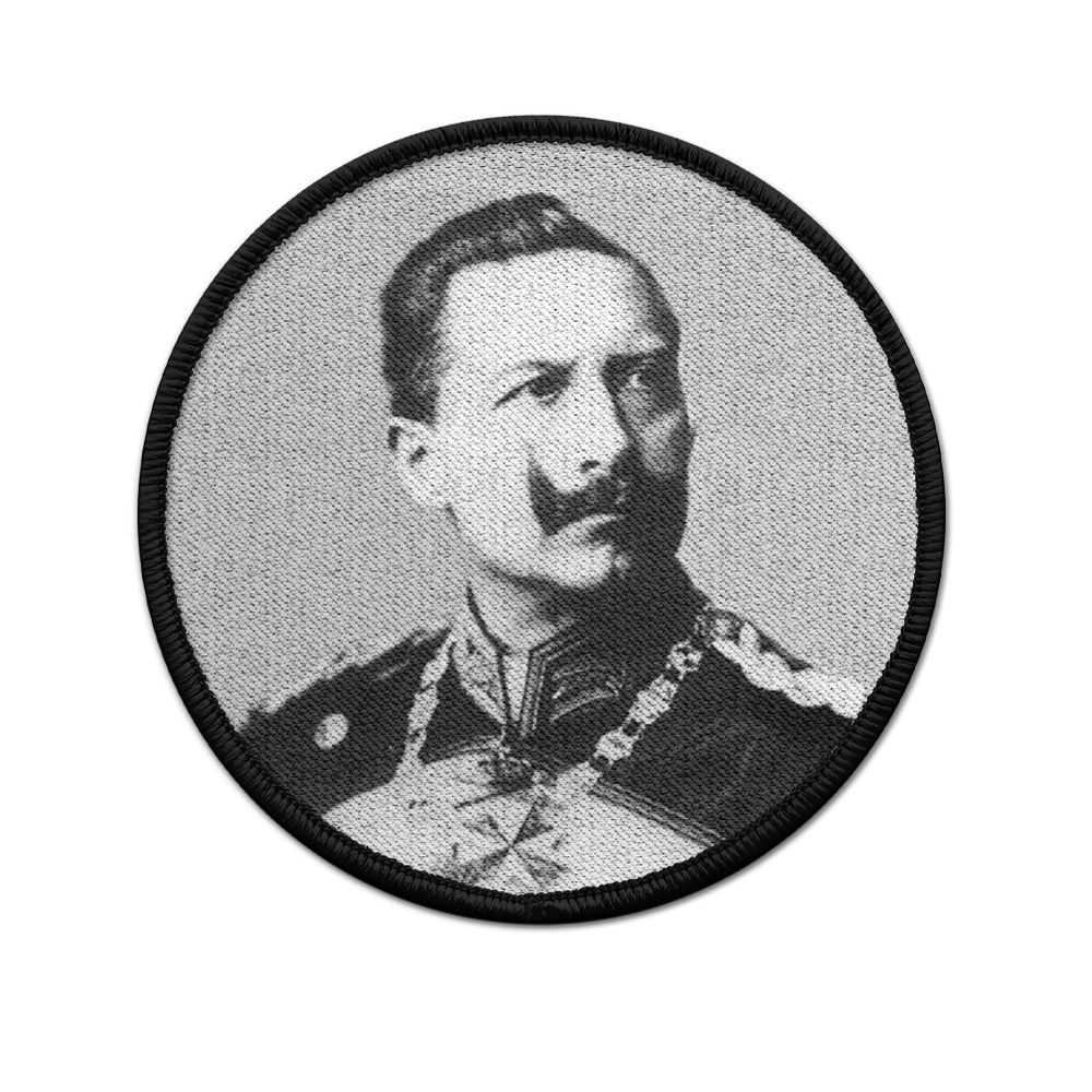 Patch Kaiser Wilhelm II Preußen Foto Bild Andenken Aufnäher #32926