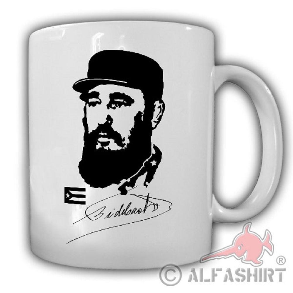Kuba Fidel Castro Unterschrift Havanna Máximo Líder viva Politik - Tasse #19650