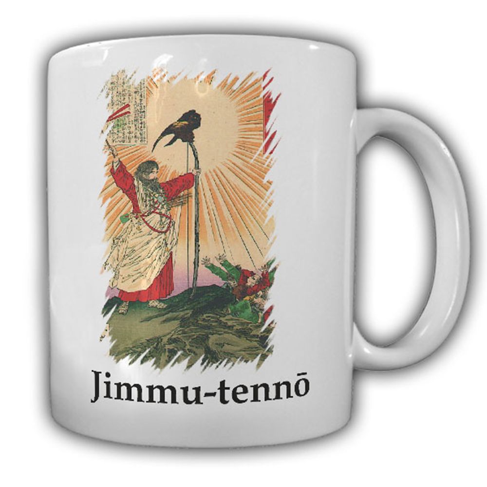 Jimmu-tennō Kaiser Japan 神武天皇 Kamuyamato Iwarebiko Mikoto Mythisch Tasse #16604