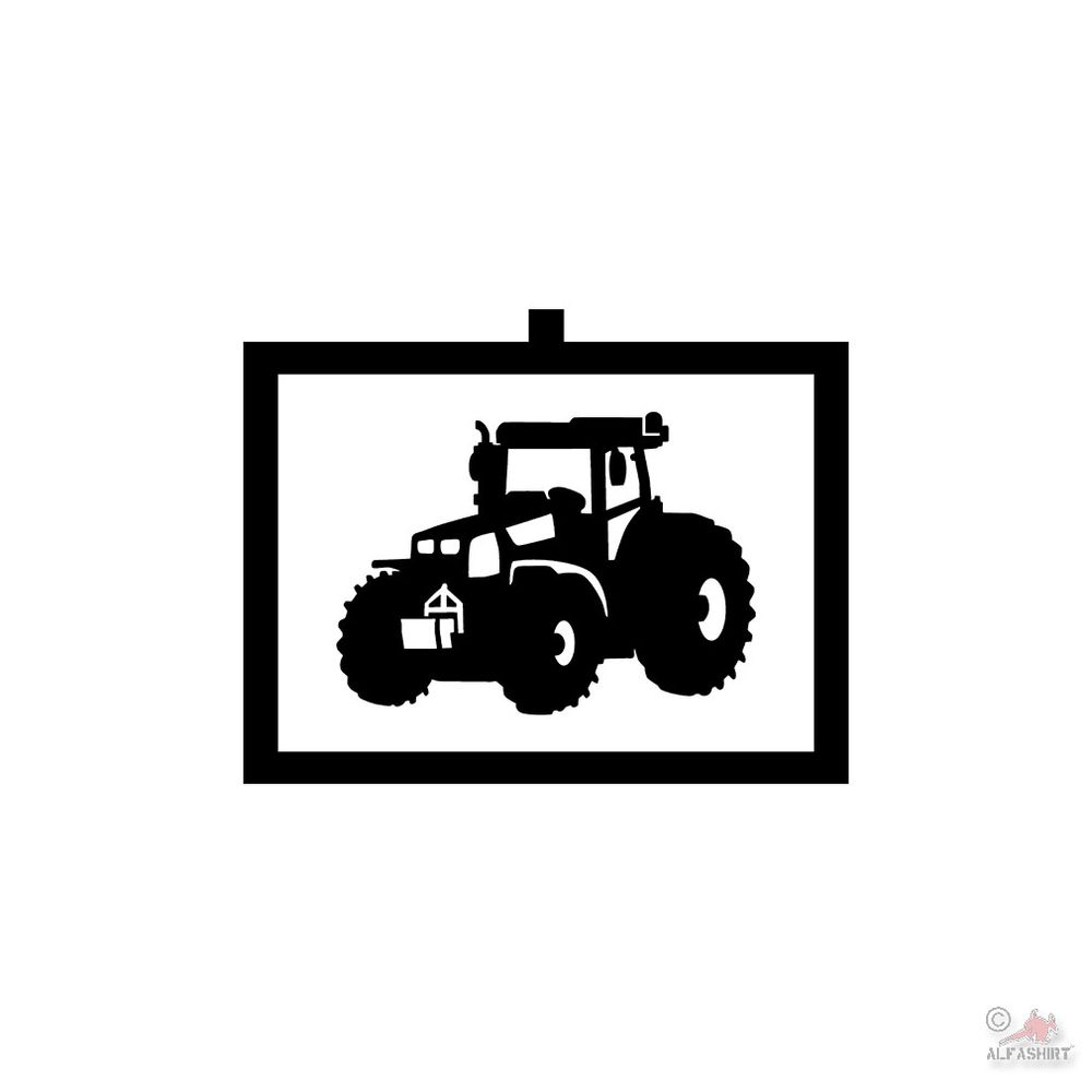 Tactical Sign Farmer Tractor Farmer Trekker Acker Tug 18x14cm # A4644