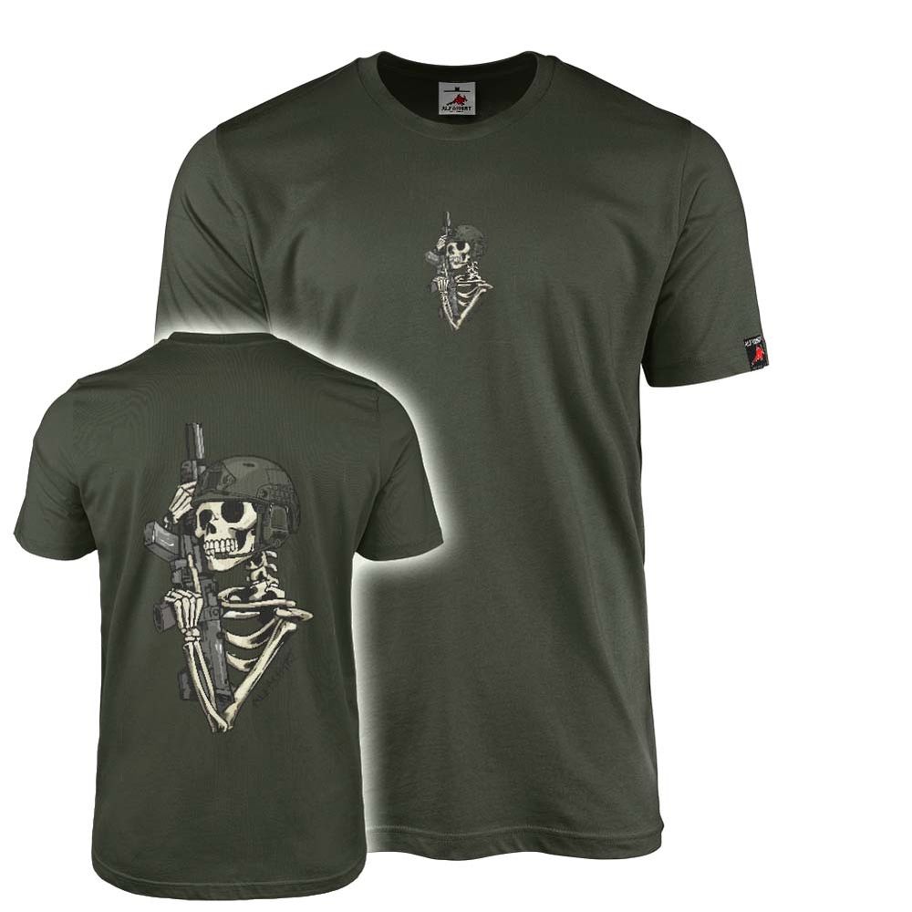 T-Shirt Tactical Skull Militär Armee Army Bundeswehr Taktisch Soldat #46996
