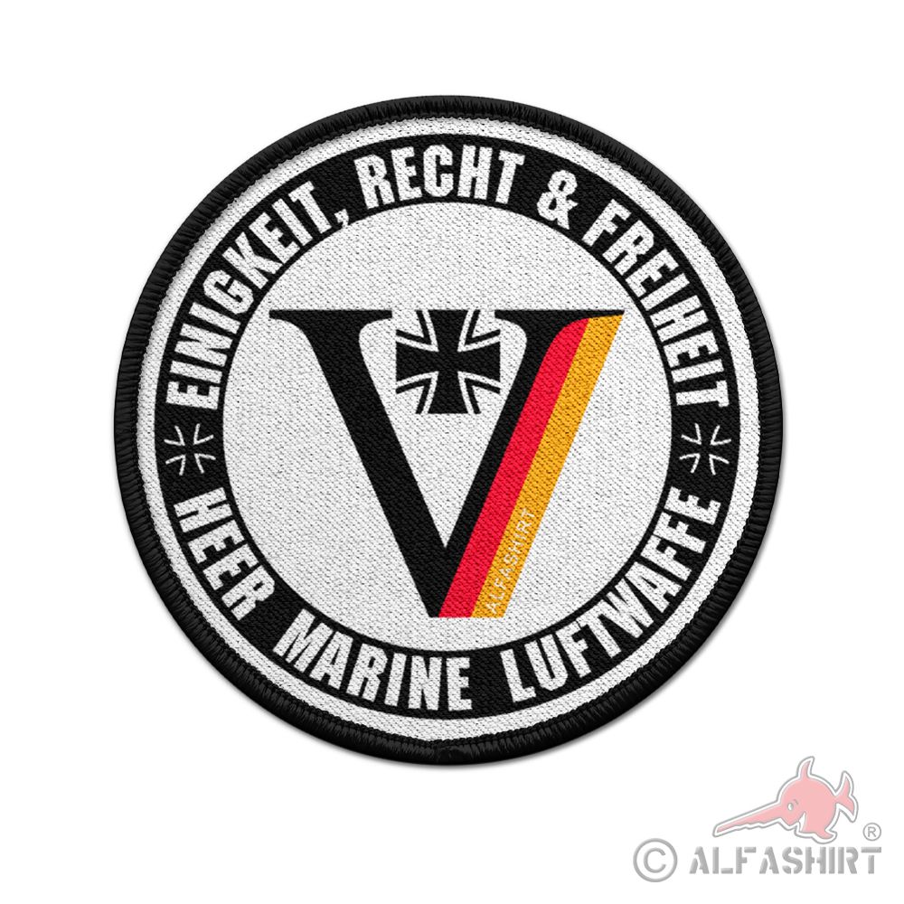 Patch VETERAN Bundeswehr Reservist Heer Marine Luftwaffe Einheit BW #41233
