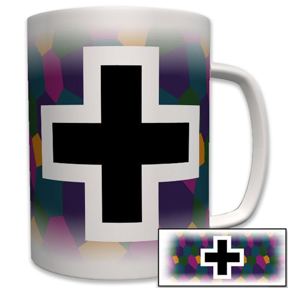 Flugzeug Tarnmuster Kreuz Balkenkreuz WK 1 Luftwaffe Flieger -Tasse #6647