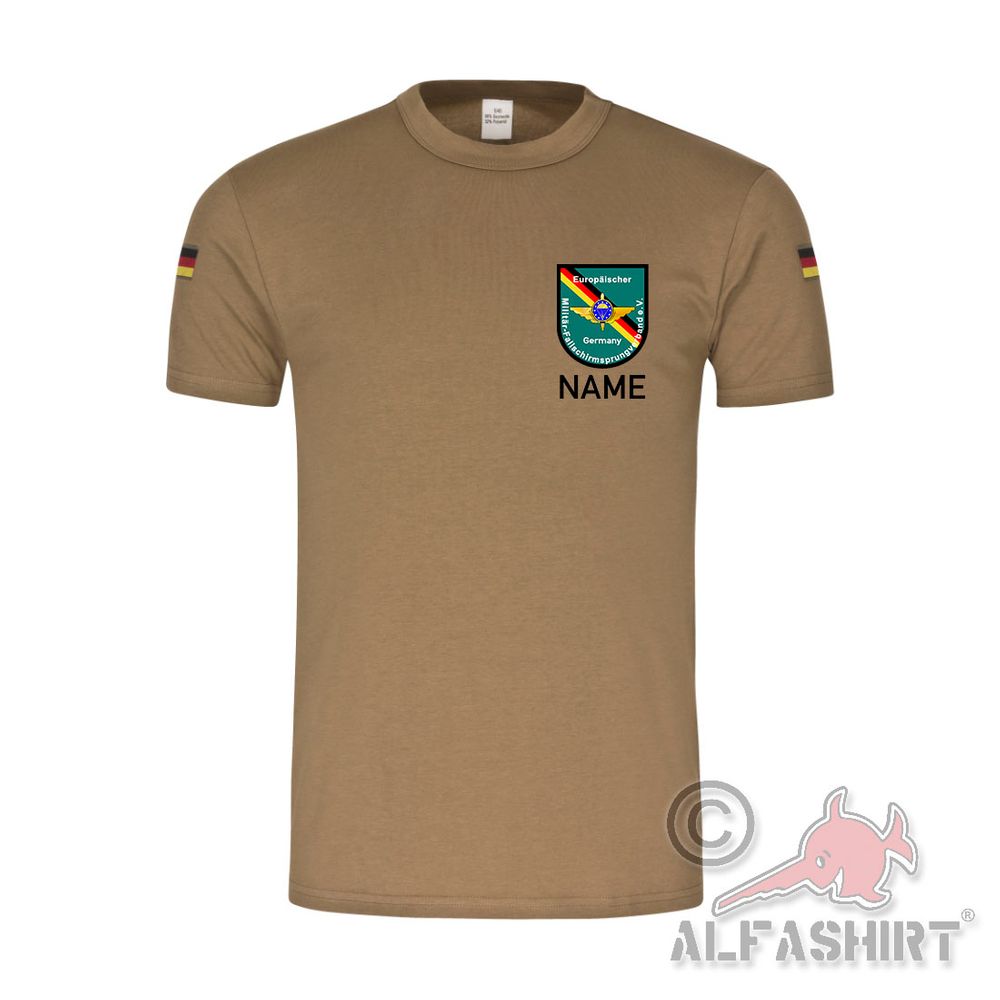 BW tropics EMFV logo names european-paratrooper European T-Shirt # 39813