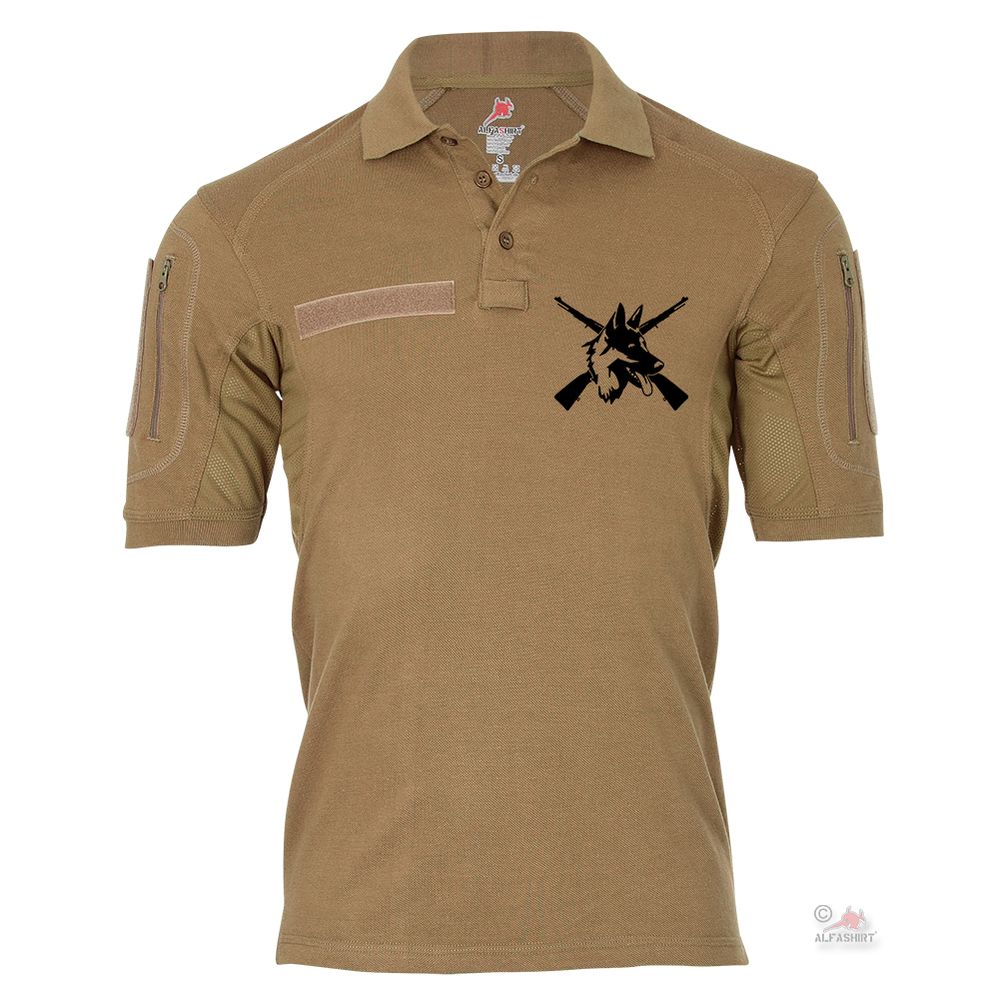 Tactical Poloshirt Alfa - Heimatschutz Deutscher Schäferhund Karabiner #19078