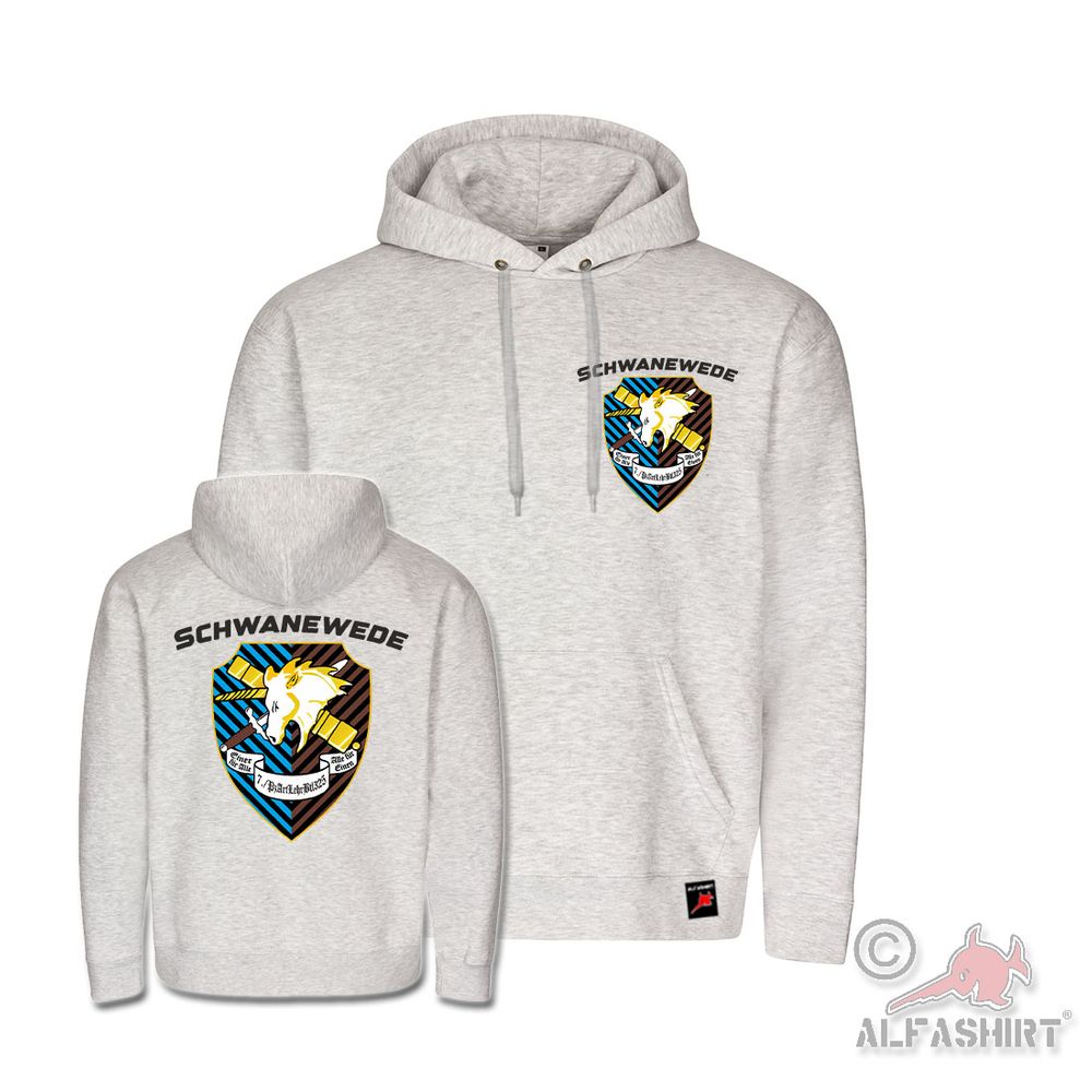 Hoodie 7 PzArtLehrBtl 325 Schwanewede Bundeswehr Coat of Arms Emblem #41301