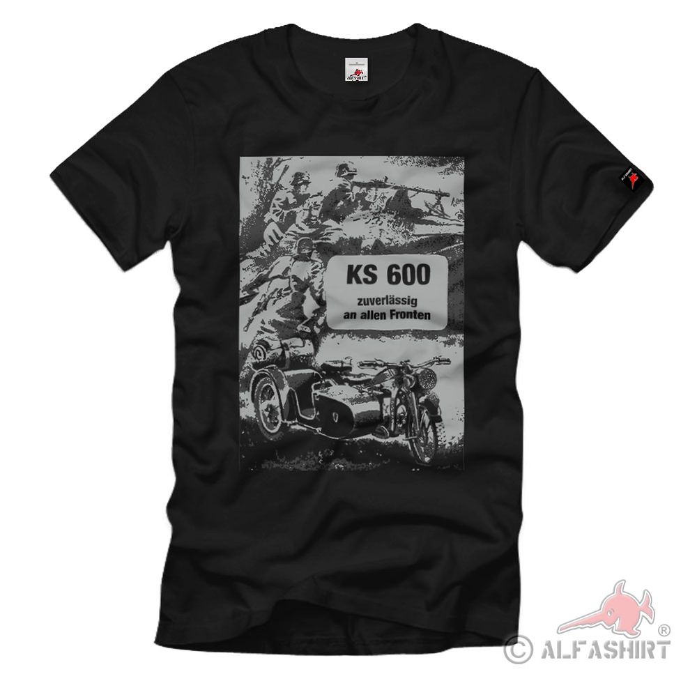 KS 600 WH Gespann Kradmelder Motorrad T-Shirt#40280