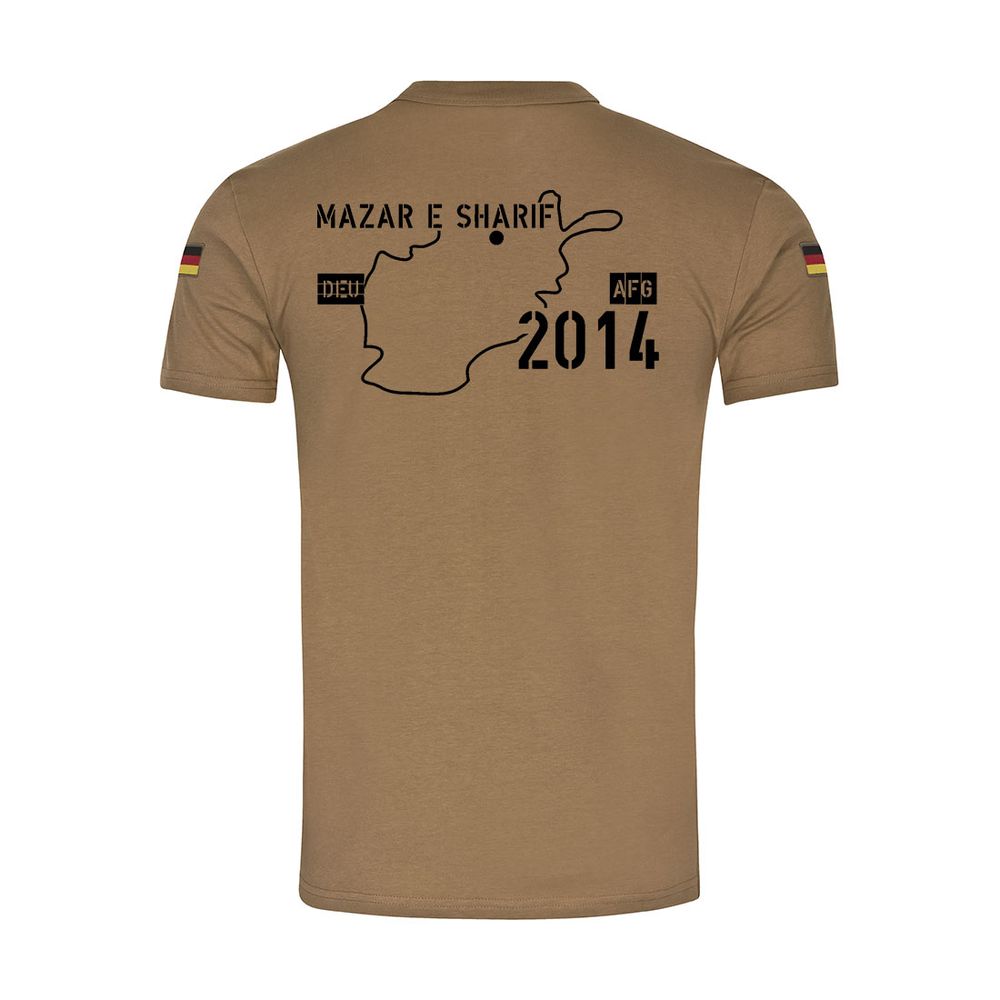 ISAF Mazar e Sharif 2014 Foreign Operations Veteran Use BW Tropical Shirt # 17684