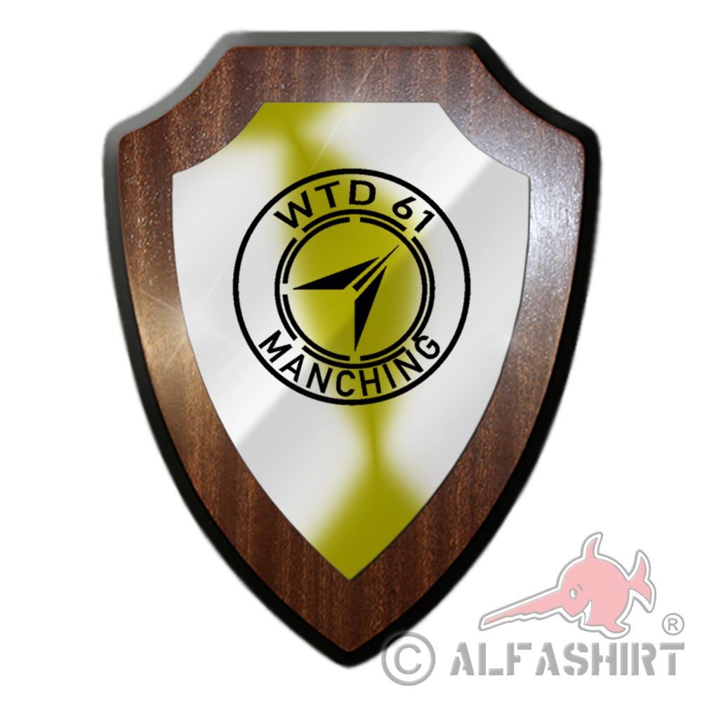 Wappenschild WTD 61 Manching Typ2 Bundeswehr Wehrtechnischer Dienst #27008
