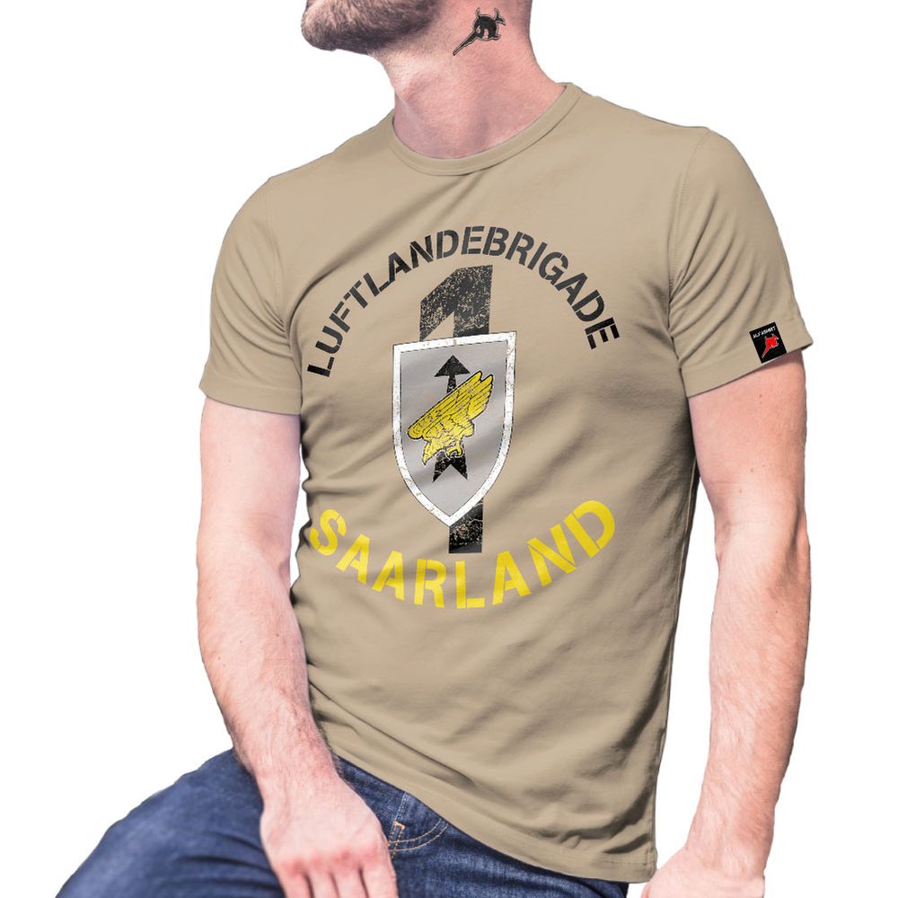 Saarland Brigade LLBrig 1 Luftlandebrigade Fallschirmjäger Reg T Shirt #29054