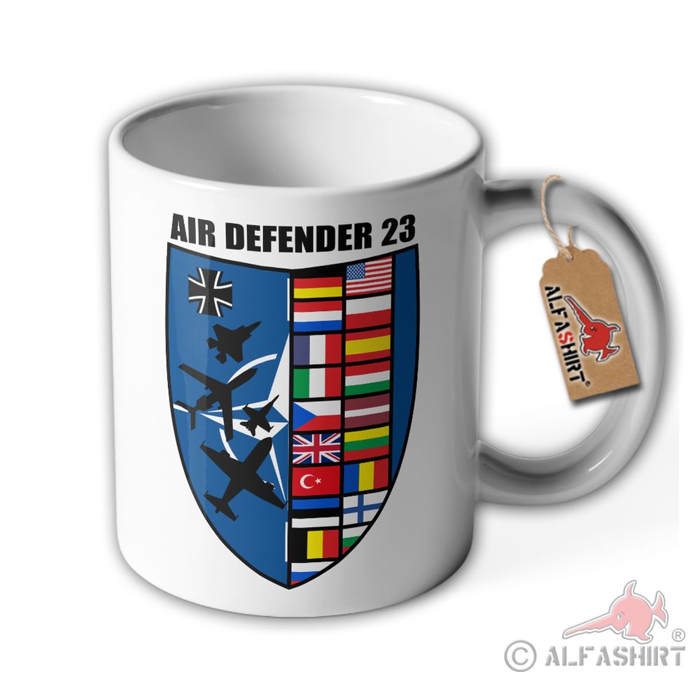 Tasse Air Defender 2023 Becher Stab Büro NATO Deutschland Bundeswehr #42158