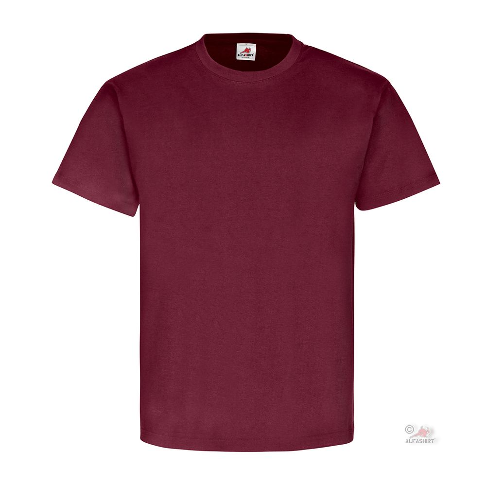 Bordeaux Blank Textile Cotton T Shirt Insert Shirt T Shirt # 26175