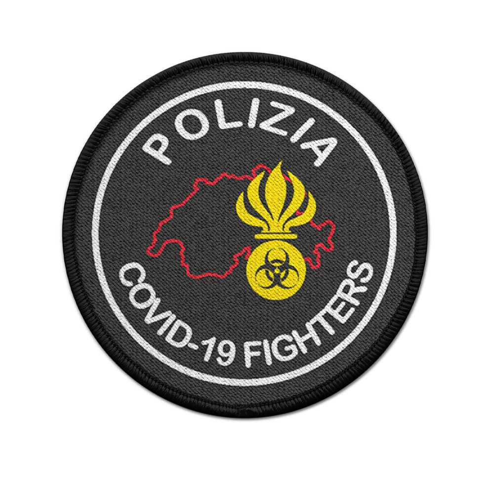 Swiss Polizia Patch Virus Bekämpfer Einheit Sonderkommando Patch 9cm #37203