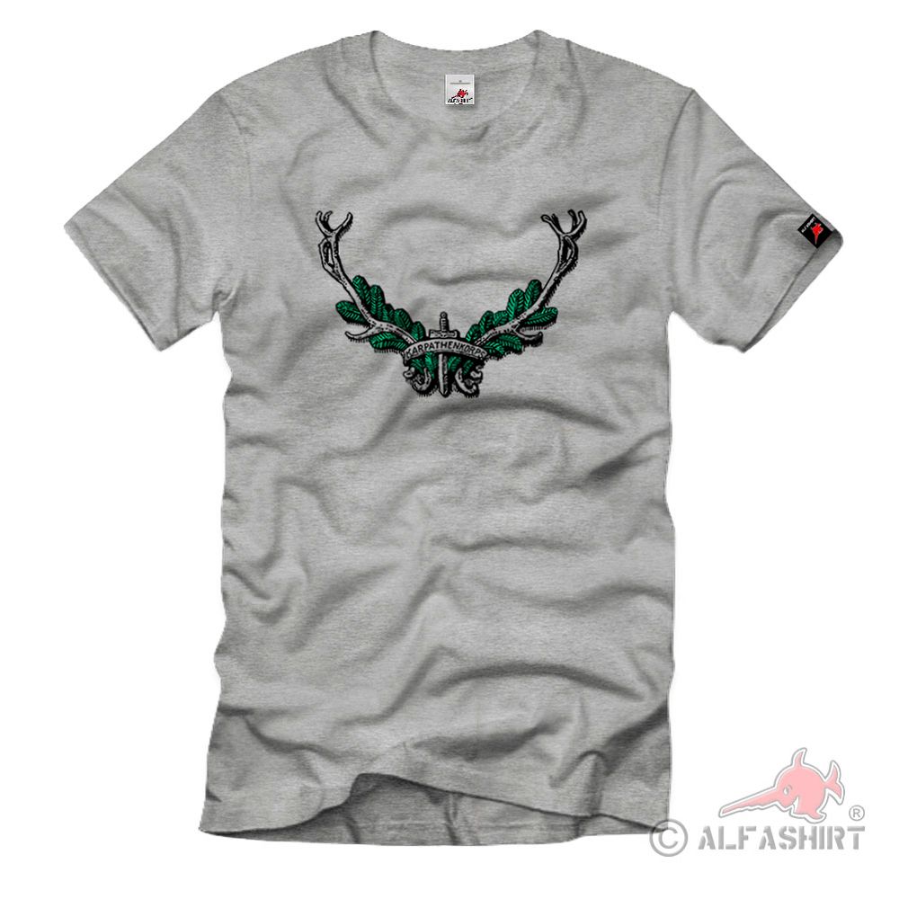 Karpathenkorps wk1 Heer Abzeichen Schlacht Karpaten Geweih - T Shirt #38400