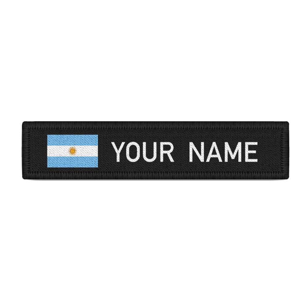 Namenstreifen Argentinien Fahne Flagge República Argentina Name Buenos #46069