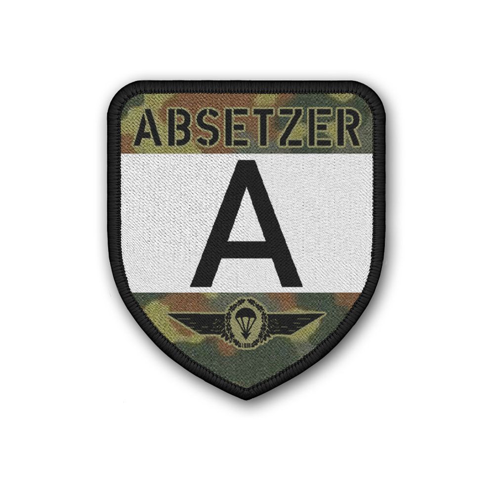 Patch Absetzer Bundeswehr Fallschirmspringer Rundkappe Ausbilder #36595