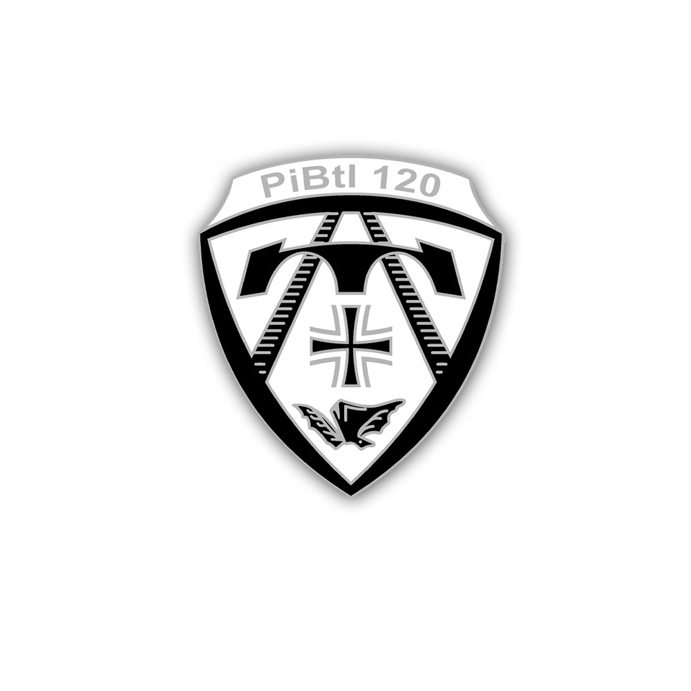 PiBtl120 Sticker Aufkleber Pionierbataillon 120 Dörverden Bundeswehr 5cm  #A5473