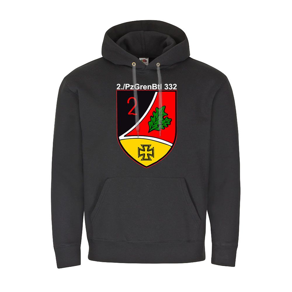 2 PzGrenBtl 332 Wesendorf Bundeswehr Kompanie Bataillon Kapuzenpullover #13596
