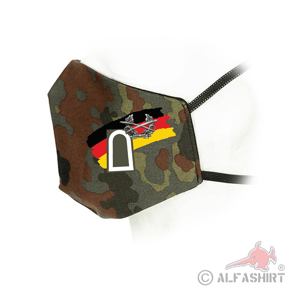 Flecktarn Maske Heer Dienstgrad Truppengattung Rangabzeichen #36135