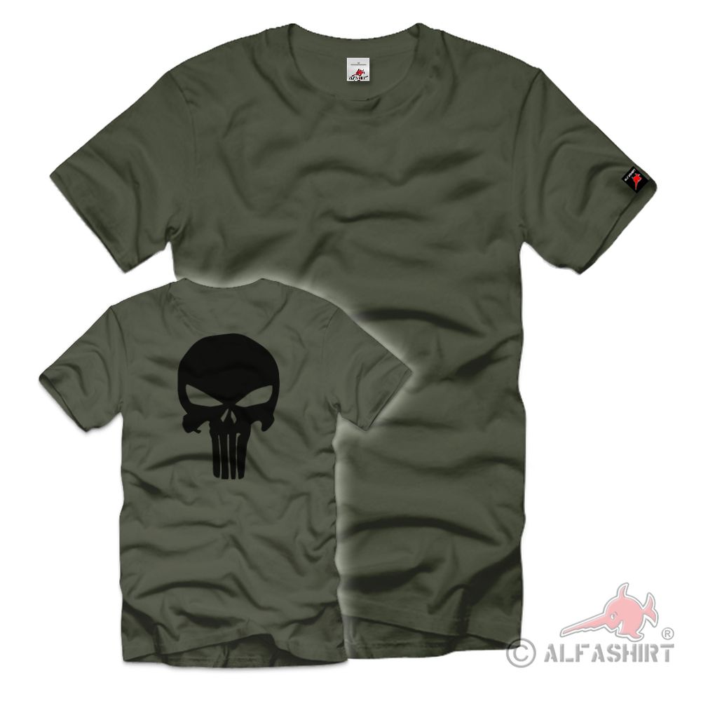 Infidel Skull Facit omnia voluntas KSK Insert Punisher Infidel Skull T-Shirt#39783