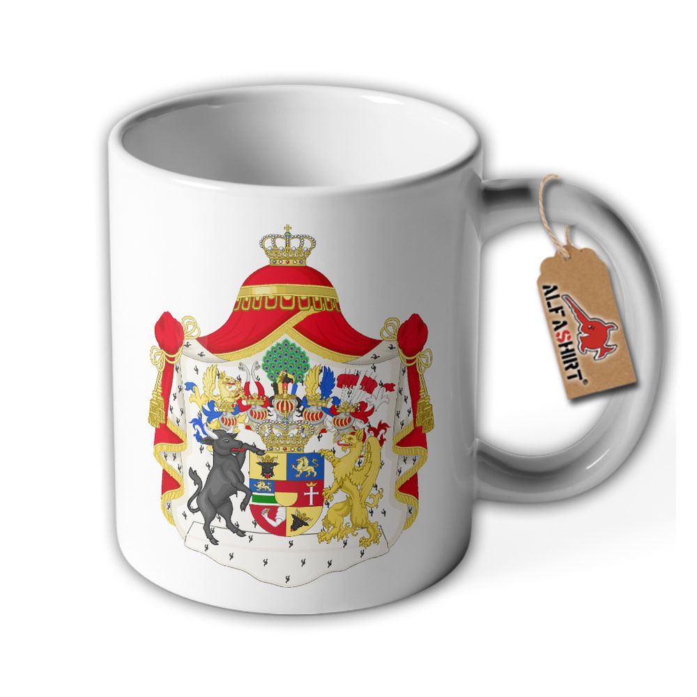Tasse Mecklenburg - Strelitz Wappen Grossherzogtum Grosses Emblem #35627