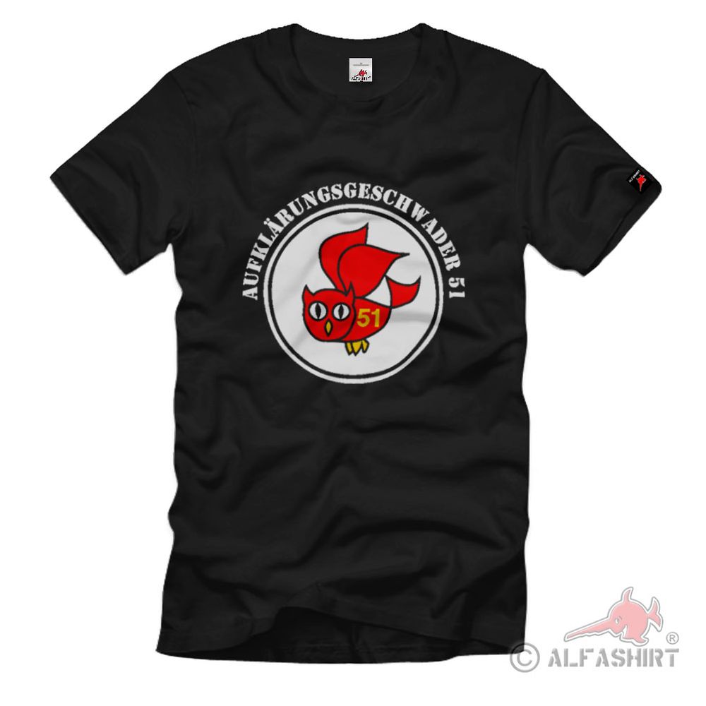 Aufklärungsgeschwader 51 AG Luftwaffe Bundeswehr Fallschirmjäger - T Shirt #1485