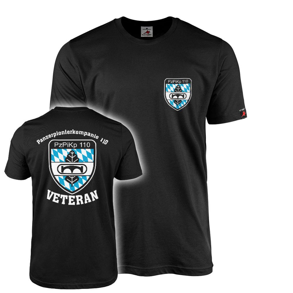 T-Shirt PzPiKp Panzerpionierkompanie 110 Veteran Pioniertruppe Heer BW #47608