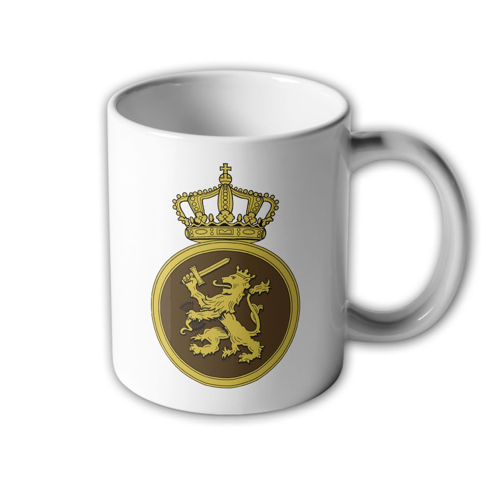Tasse Emblem Koninklijke Landmacht Holland Niederlande Königliches Heer #33208