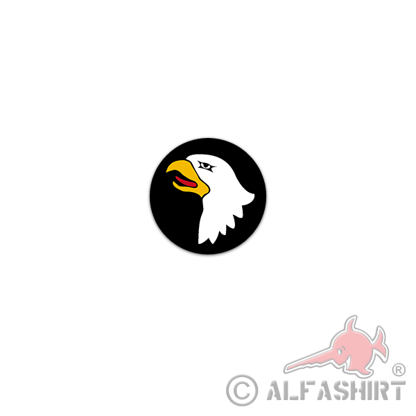 Sticker 101st Airborne Division Air Assault Army Military 7x7cm A3489