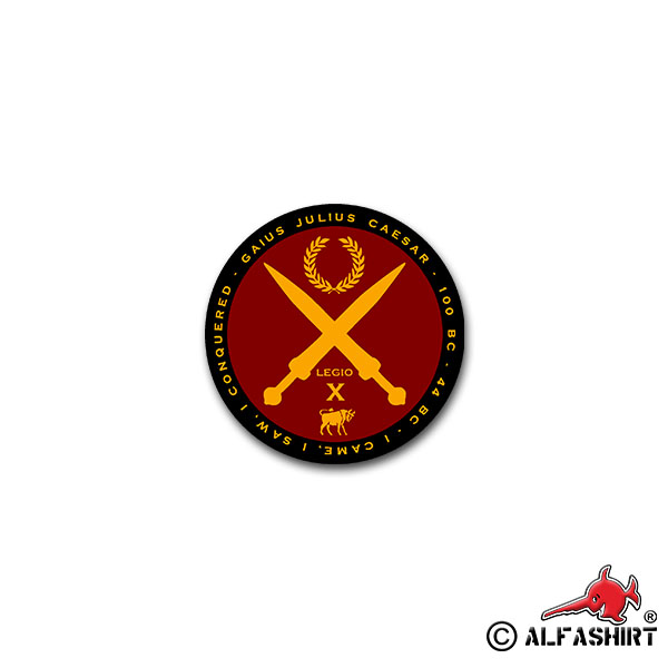 Sticker Gaius Julius Caesar Caesar Rome Roman Latin Quote 7x7cm A2200