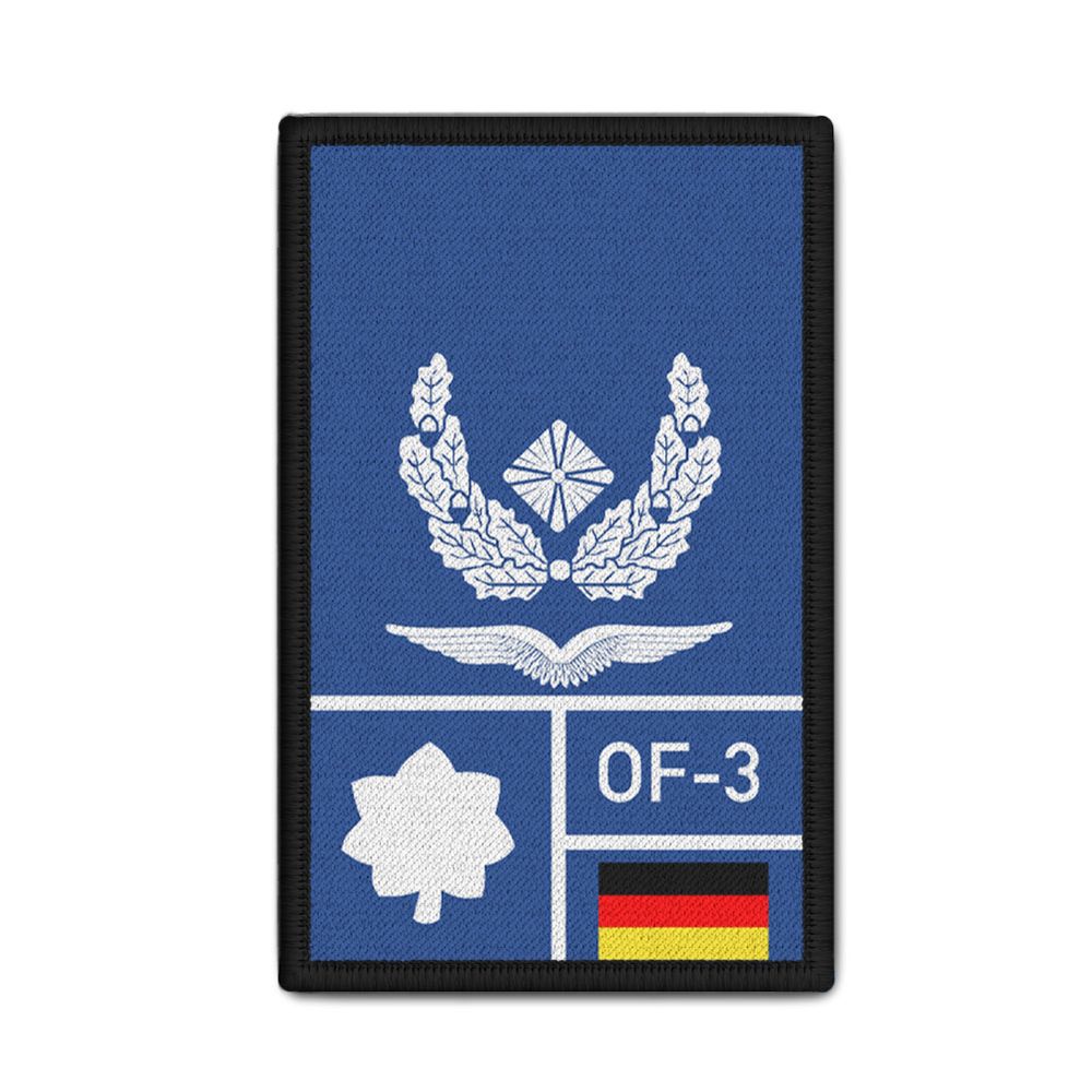 Rank Patch Bundeswehr Heer Luftwaffe Marine Navy Blau #BW-Patch