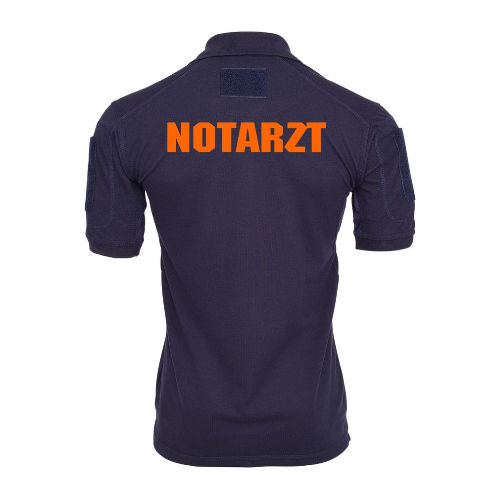 Tactical Poloshirt Notarzt Orange Rettung Feuerwehr Arzt Notdienst #35340