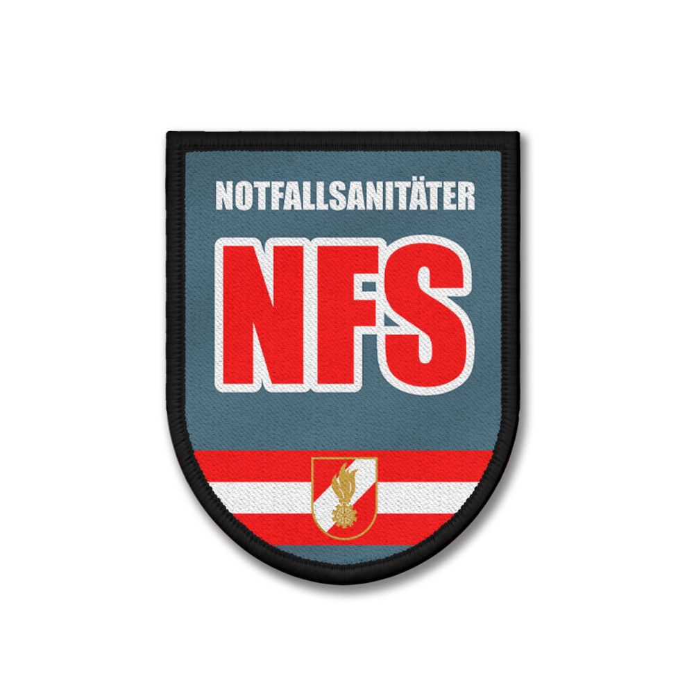 Patch 9x7cm Österreich Feuerwehr FF Notfallsanitäter NFS #46831