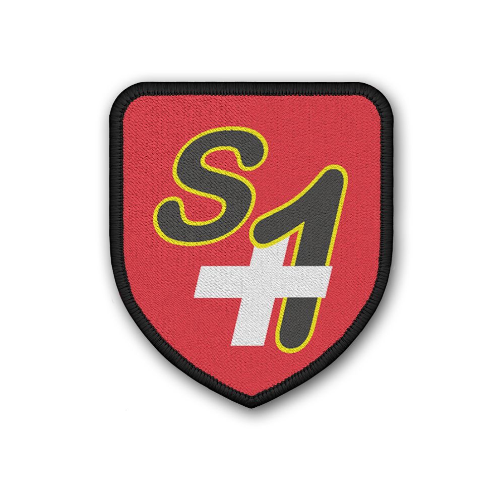 Schweizer Armee S1 Patch Aufnäher Abzeichen Einheit Truppe Wappen #37207