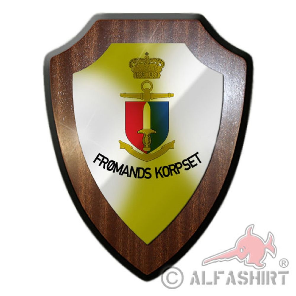 FRØMANDSKORPSET Froschmannskorps Dänische Kampfschwimmer Wappenschild #19985