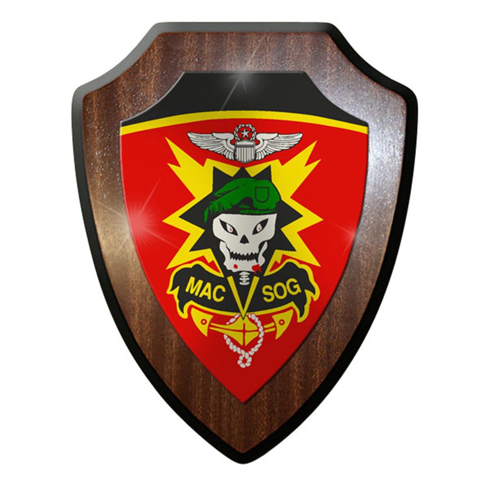 Coat of Arms / Wall Shield / Emblem - MAC SOG Military Assistance Command #8401