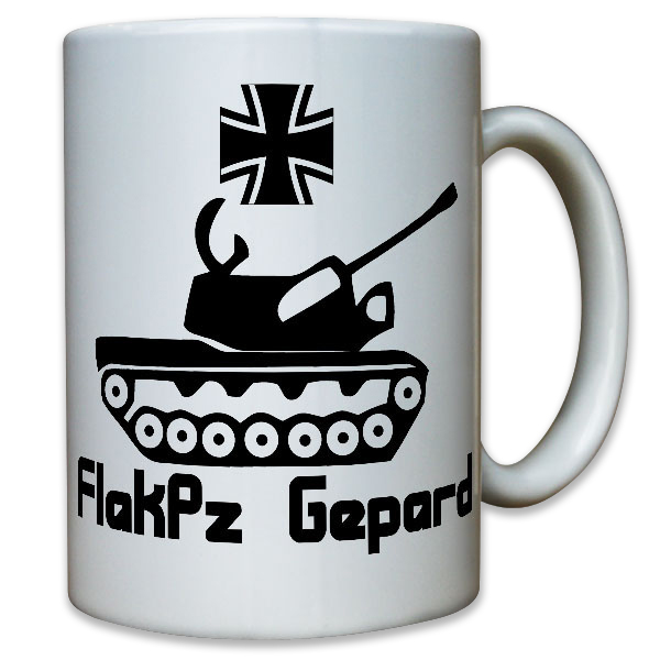 FlaKPz Flugabwehrkanonenpanzer Flugabwehr Kanone Gepard Bundeswehr - Tasse #9114