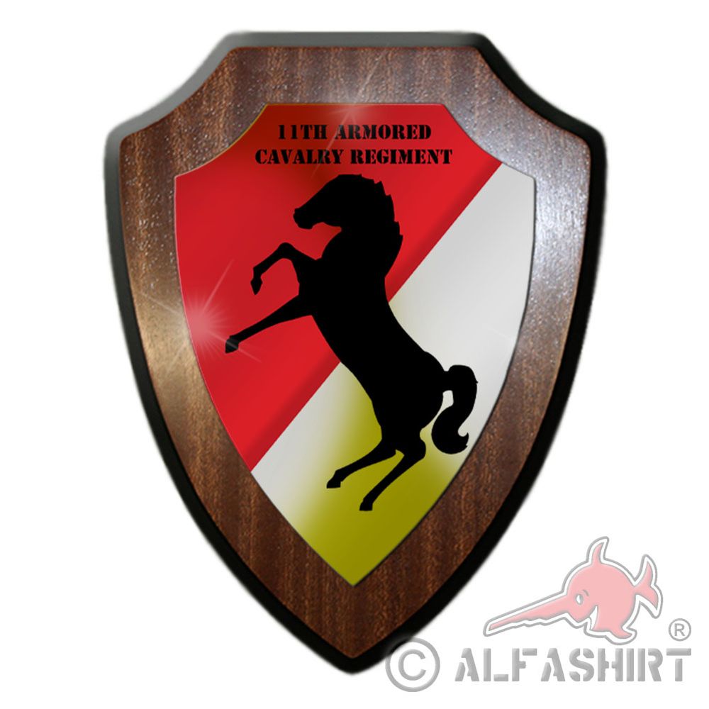 Heraldic shield 11th Armored Cavalry Regiment USA United States Army # 36204