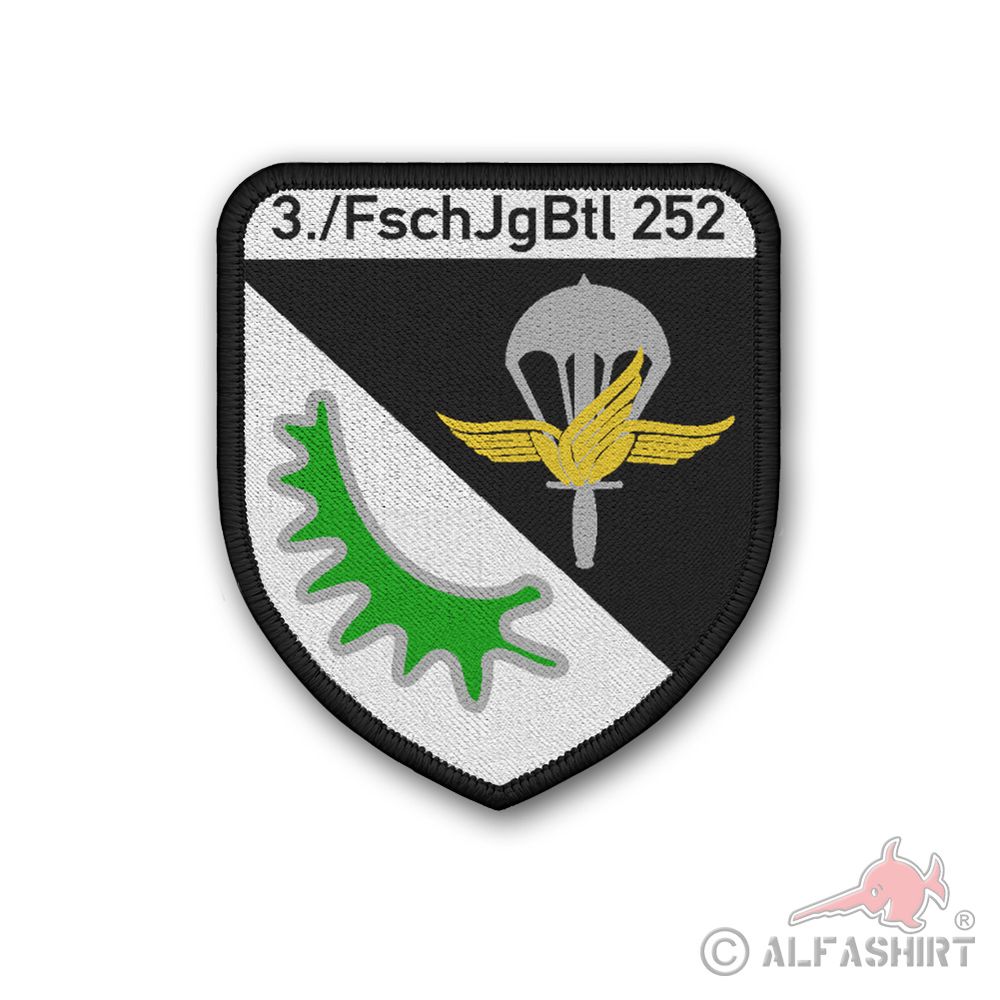 Patch 3 FschJgBtl 252 Typ2_Kompanie Fallschirmjäger Battalion Bundeswehr #39311