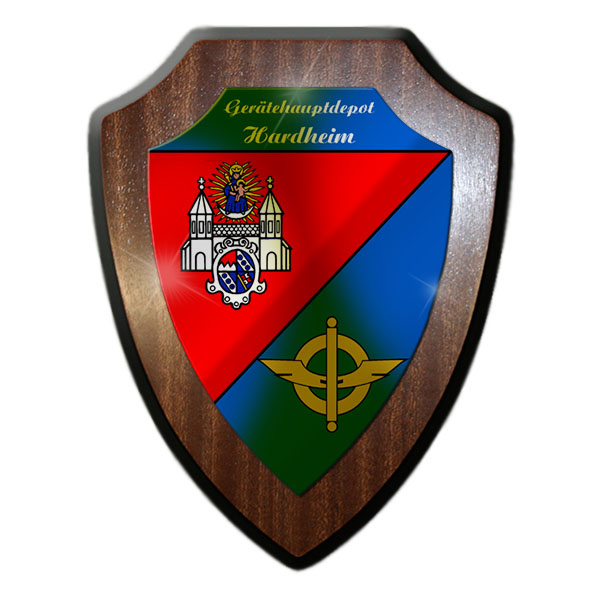 Wappenschild Gerätehauptdepot Hardheim BW Depot Bundeswehr Material-Lager #23317