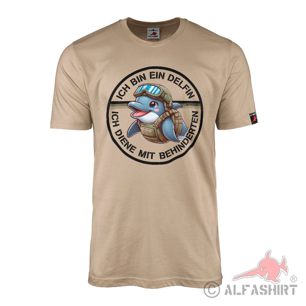 Soldaten Delfin - Ich diene mit Behinderten BW Bundeswehr Veteran Stuffz #44365
